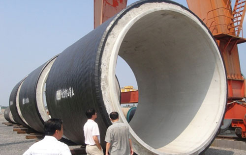 Ф4000mm pre-stressed steel cylinder concrete pipeused for the South-to-Nortnh Water Diversion Project