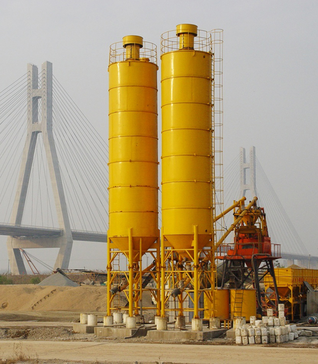 漯河HZS50 Concrete Mixing Plant