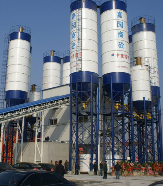 秦皇岛HZS120×2 Concrete Mixing Plant