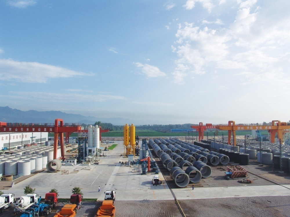 The complete set of PCPPE equipmets of Zhongyi Construction Machinery are used in the project field of Beijing section of the South-to-north Water Diversion Project 