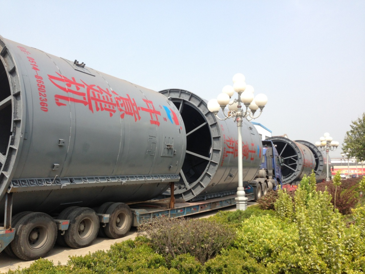 Reinforced concrete pipe mold (delivery site)